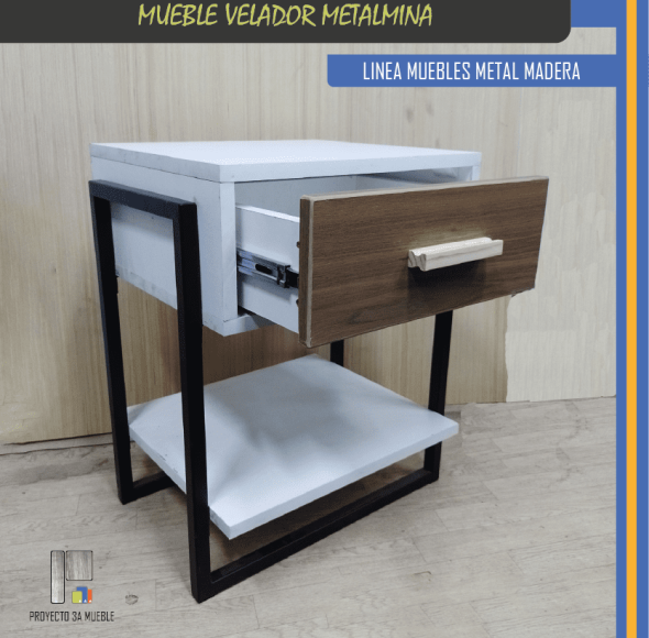 MUEBLE VELADOR METAL MELAMINA 03